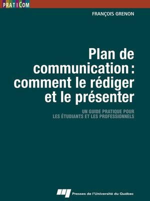 cover image of Plan de communication